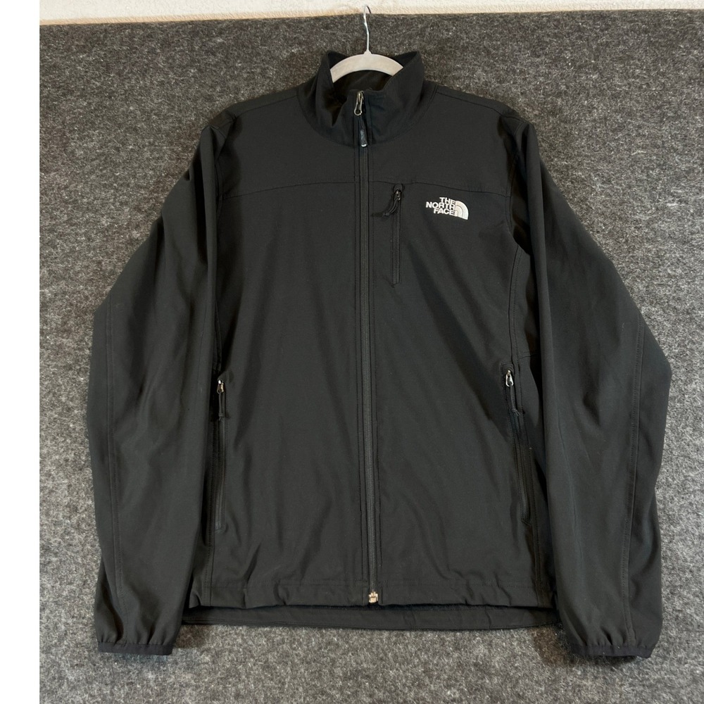 The North Face Apex Bionic Mens Small Black Softshell Full Zip Jacket LH689209